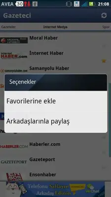 Gazeteci android App screenshot 0